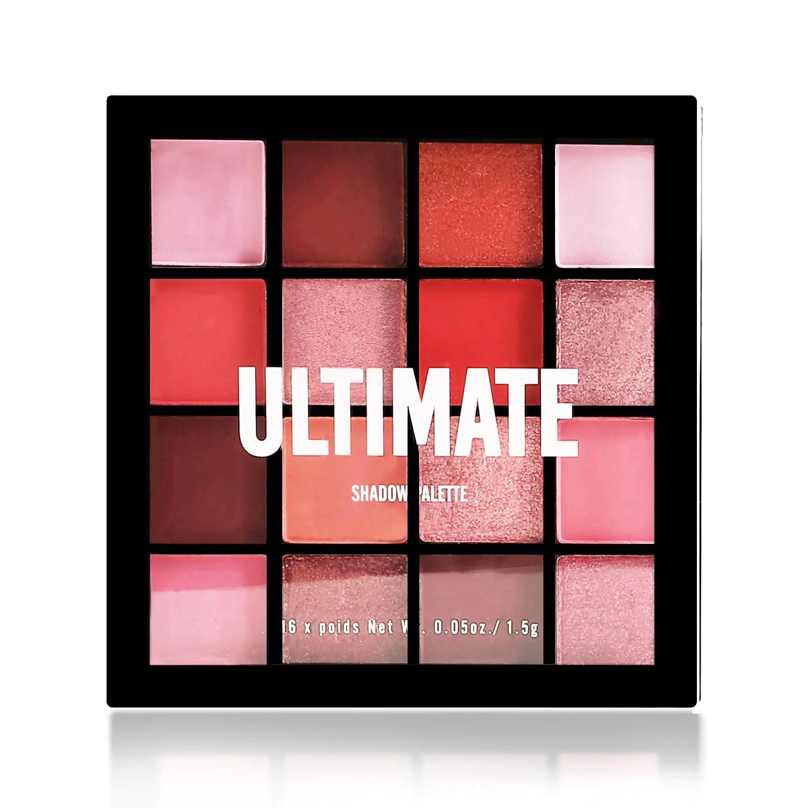 Boobeen Colorful Eyeshadow Palette – 16 Bold Matte & Glitter Shades