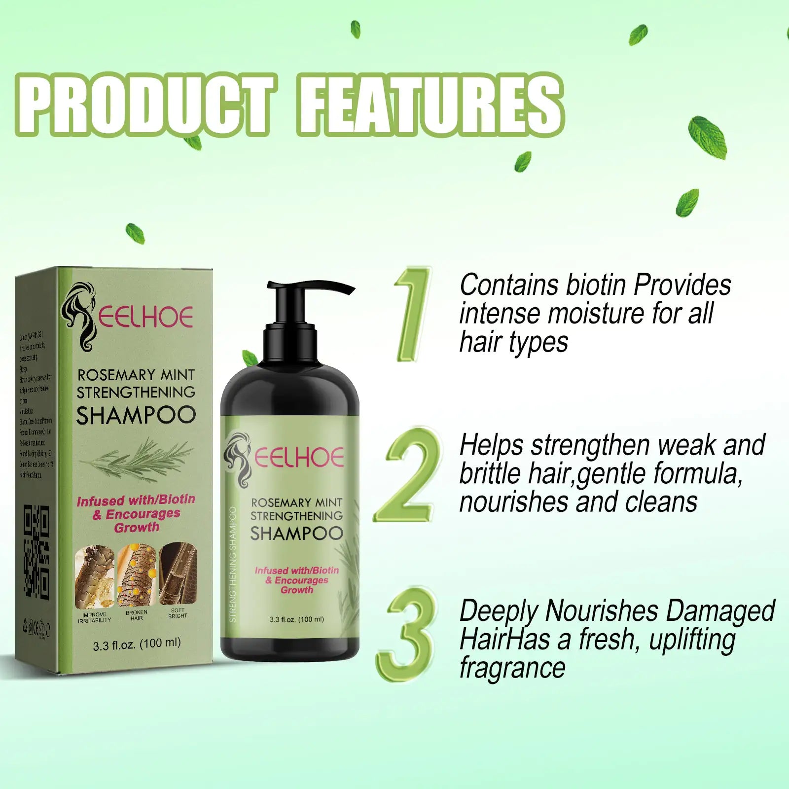 EELHOE Hair Enrichment Oil – Root Strengthener & Thickness Booster